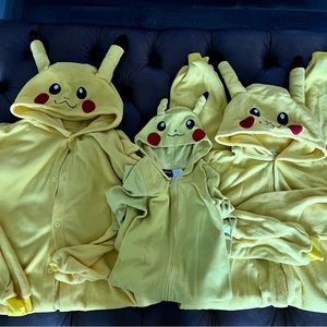 Adult Large Pikachu Onesie Costume Pajamas